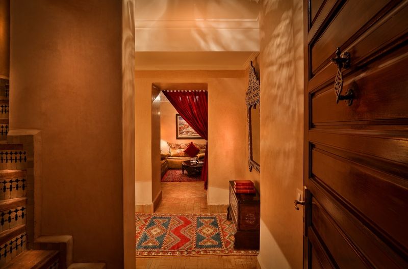 Riad Kniza Marrakesh Luaran gambar A guest room at the hotel