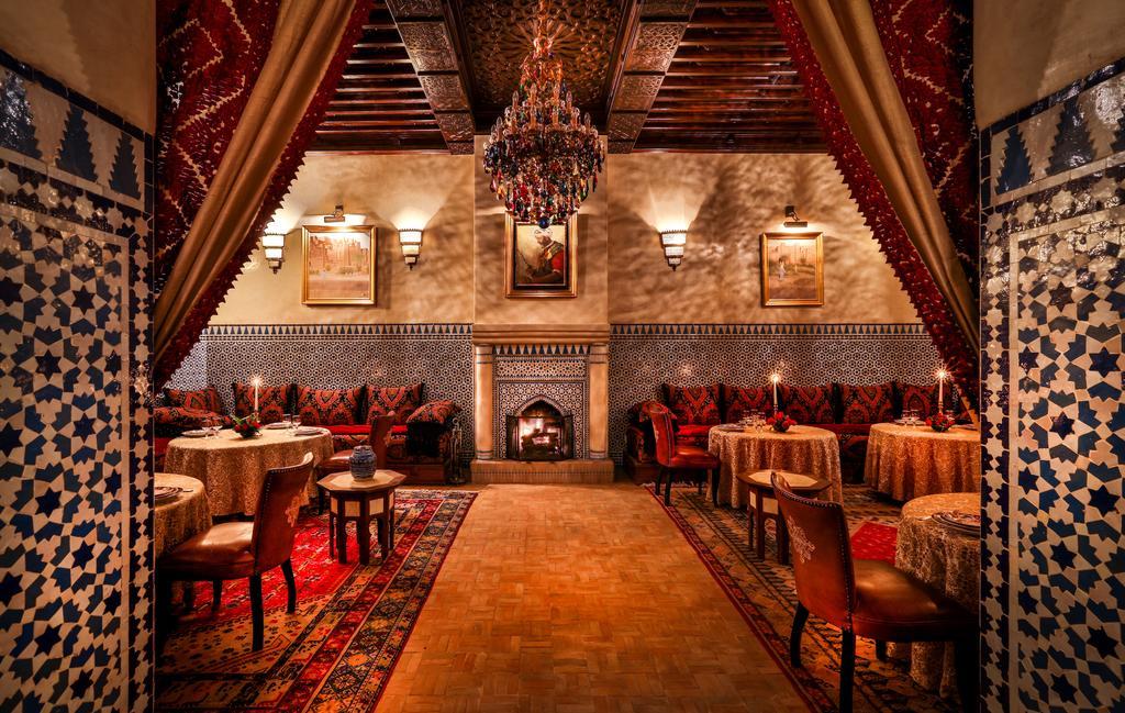 Riad Kniza Marrakesh Luaran gambar Interior of the restaurant